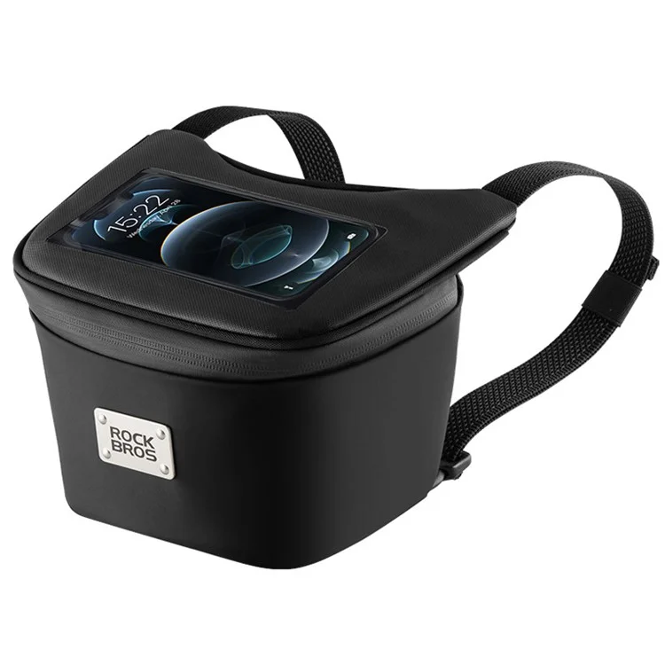 ROCKBROS B113 Scooter Bolsa Impermeável com Tela Sensível ao Toque, Bolsa de Telefone para Motocicleta Elétrica