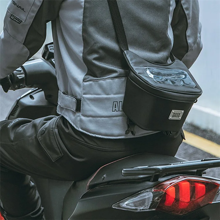ROCKBROS B113 Scooter Bolsa Impermeável com Tela Sensível ao Toque, Bolsa de Telefone para Motocicleta Elétrica