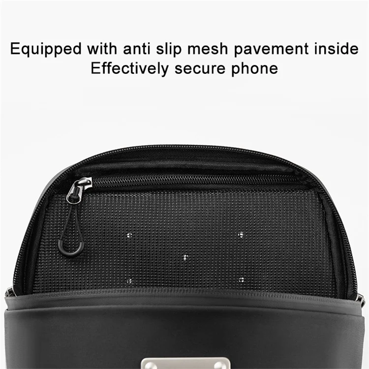 ROCKBROS B113 Scooter Bolsa Impermeável com Tela Sensível ao Toque, Bolsa de Telefone para Motocicleta Elétrica