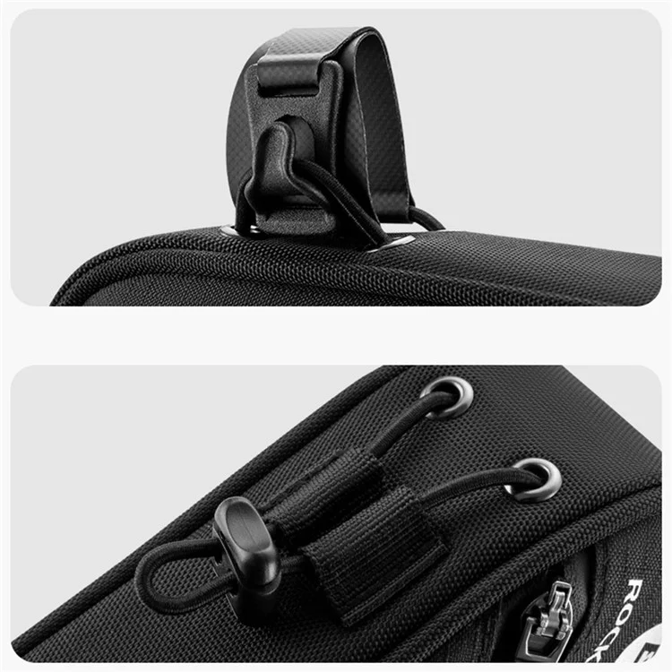 ROCKBROS B112 Large Capacity Bicycle Bag Polyester+PVC Triangle Frame Bag Bike Top Tube Front Bag