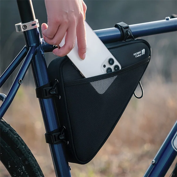 ROCKBROS B112 Large Capacity Bicycle Bag Polyester+PVC Triangle Frame Bag Bike Top Tube Front Bag