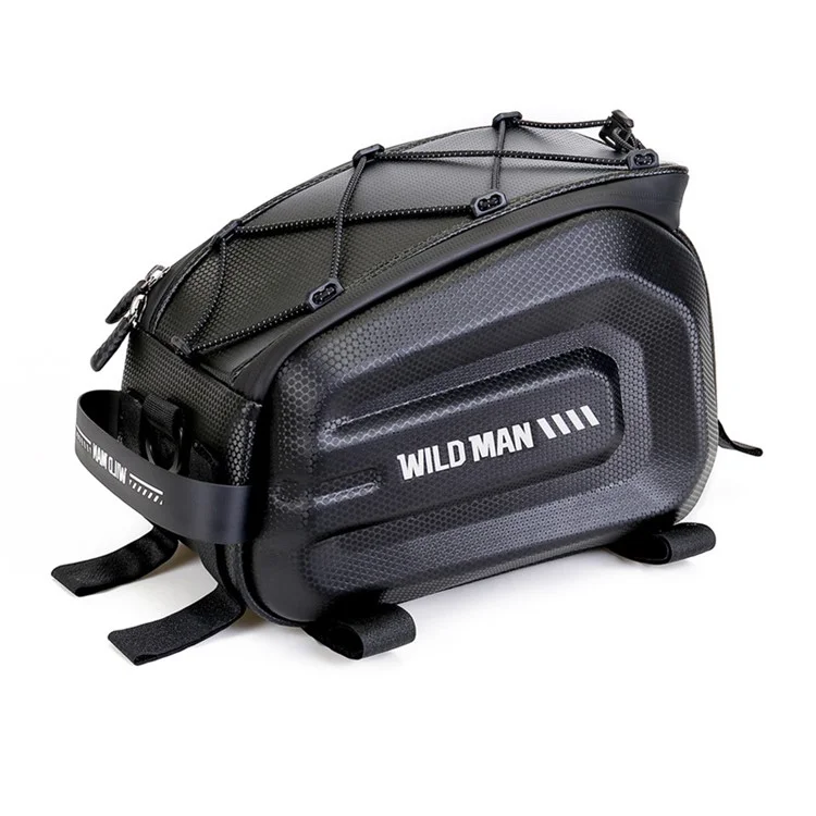 WILD MAN GD5 EVA Bolsa de Armazenamento para Bagageiro Traseiro de Bicicleta E-bike, Resistente a Arranhões e com Refletores