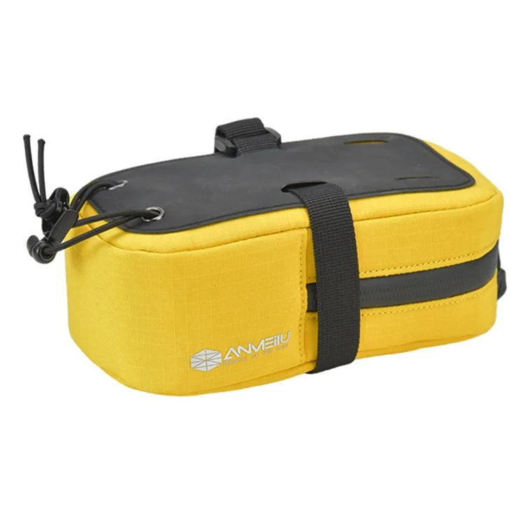 ANMEILU 7052 Rennrad MTB Fahrrad Hinterrad Sattel Tasche Fahrrad Oxford Tuch Schwanz Tasche - Gelb