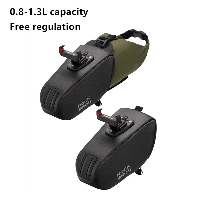 ROCKBROS C54 Bolsa de Selim para Bicicleta à Prova d'Água com Bolsa Interna à Prova d'Água