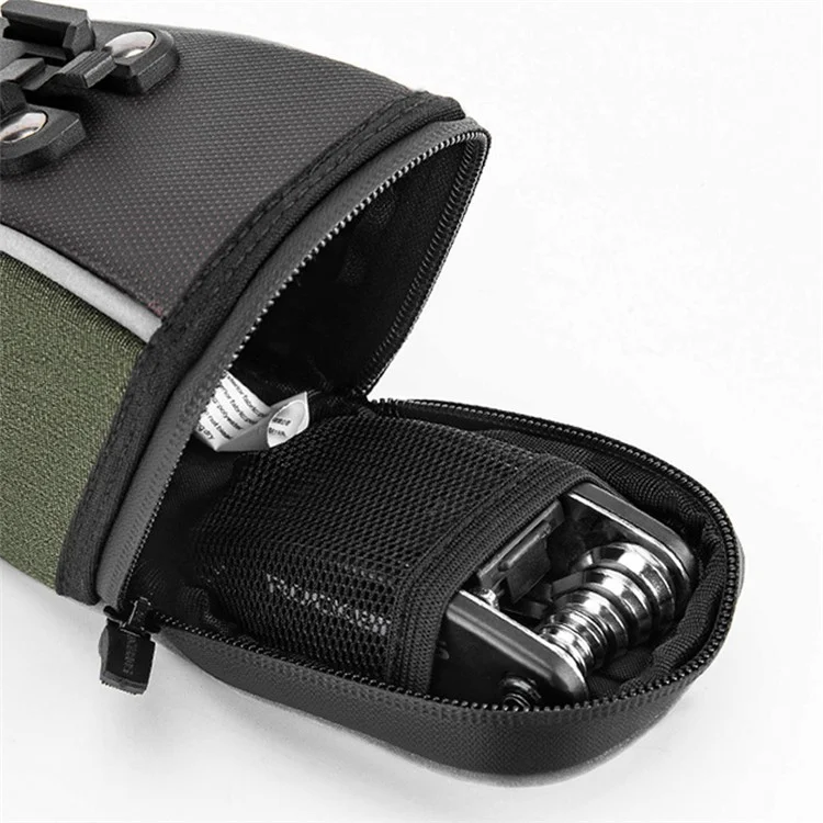 ROCKBROS C52-1 0.45L Selle de vélo Sac de rangement arrière, Type de support
