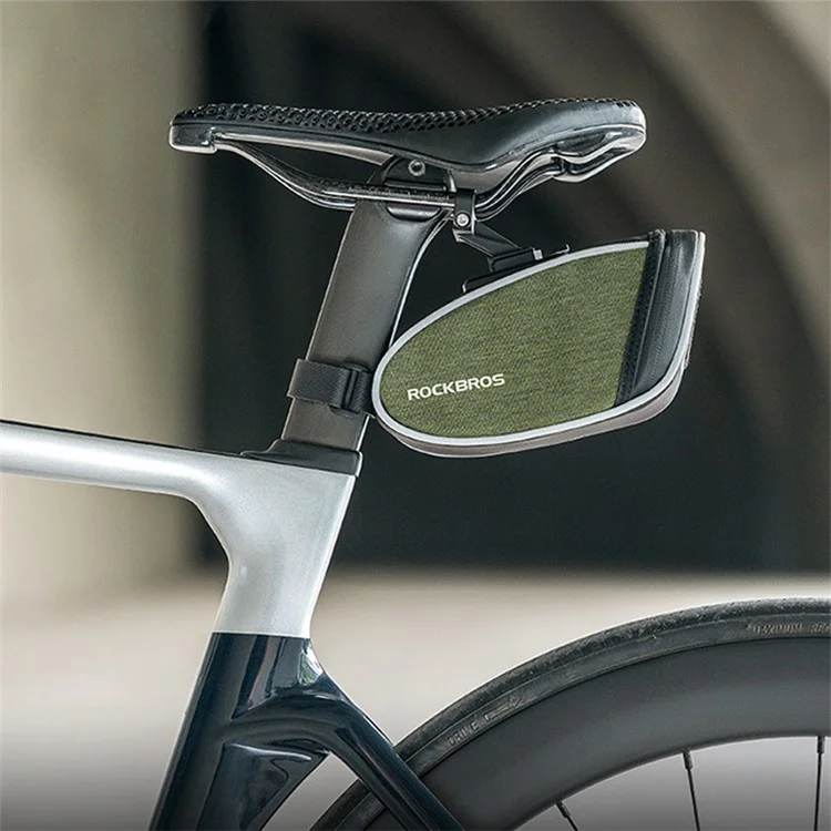 ROCKBROS C52-1 0.45L Selle de vélo Sac de rangement arrière, Type de support