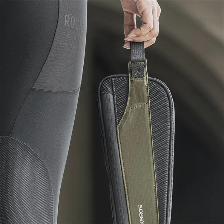 ROCKBROS 0.65L Nylon MTB Vélo Sac Avant Poutre Réfléchissant Sac Tube Bicycle, Supérieur