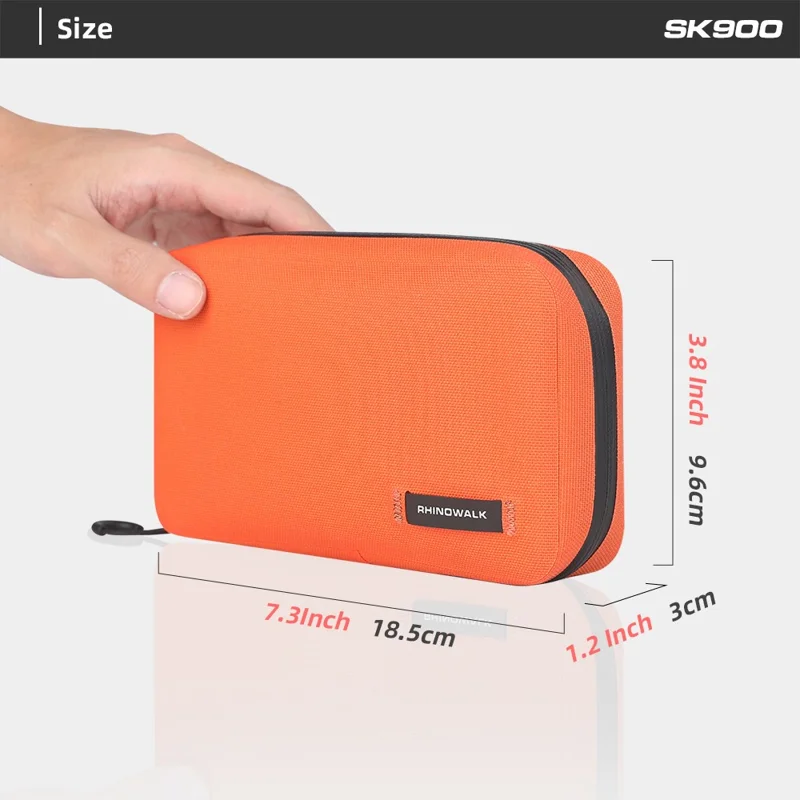 RHINOWALK SK900 Molle Riding Pouch Quick Release Waterproof Cycling Tools Storage Bag - Orange