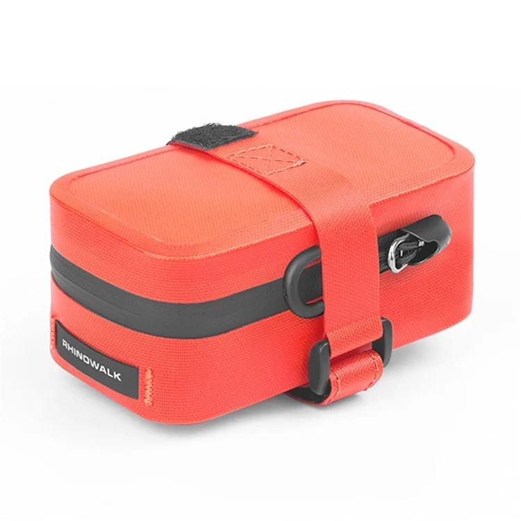 RHINOWALK RK5200 Sac de selle de vélo en polyester 600D TPU imperméable - Orange