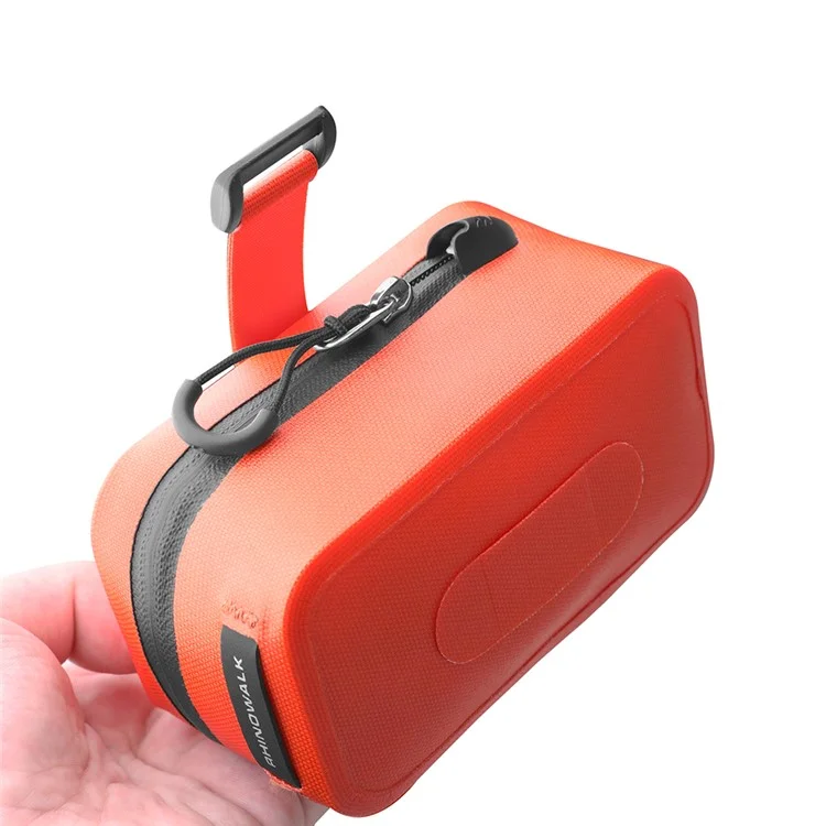 RHINOWALK RK5200 Sac de selle de vélo en polyester 600D TPU imperméable - Orange