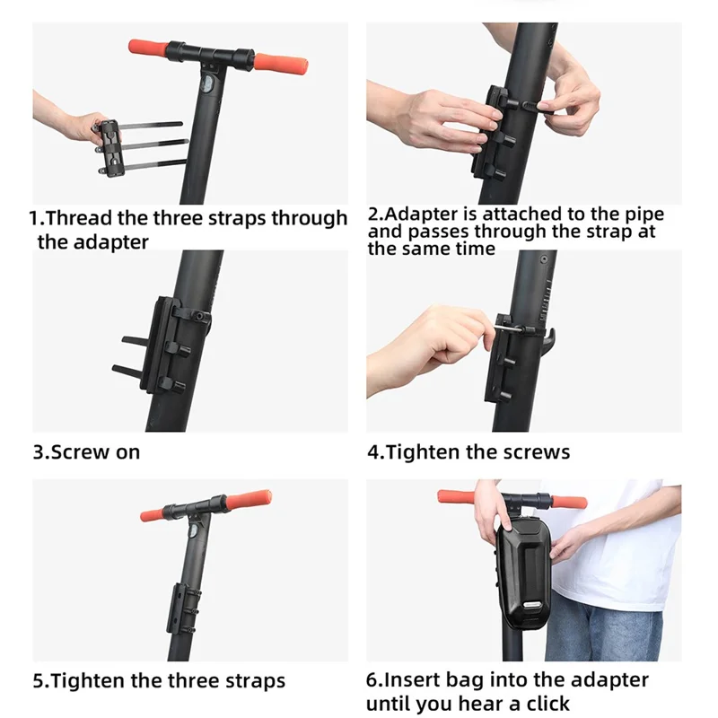 RHINOWALK K90 Electric Scooter Front Hanging Bag Quick Release Storage Bag