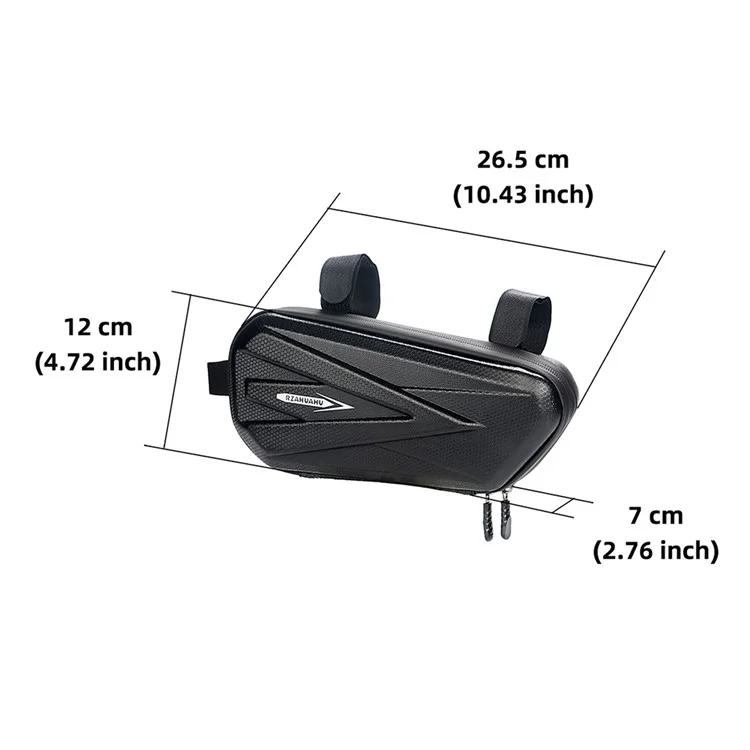 RZAHUAHU 438 Shock-absorbed EVA Motorcycle Saddle Bag Side Bag Pannier Bike Bag - Right Side