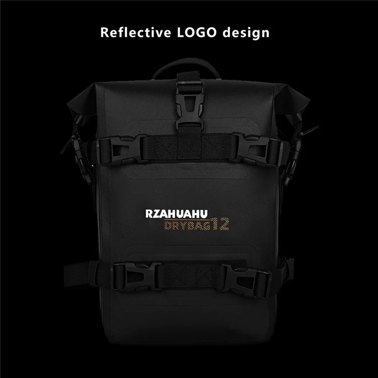 RZAHUAHU 556 Polyester+TPU Motorrad-Sturzbügel-Rahmentasche Motorbike Side Sattel Tasche
