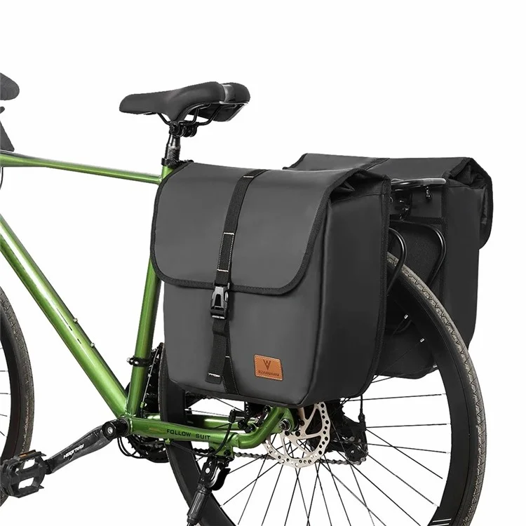 RZAHUAHU 1631 Bicycle Pannier Bag Mountain Bike Waterproof Rear Shelf Bag