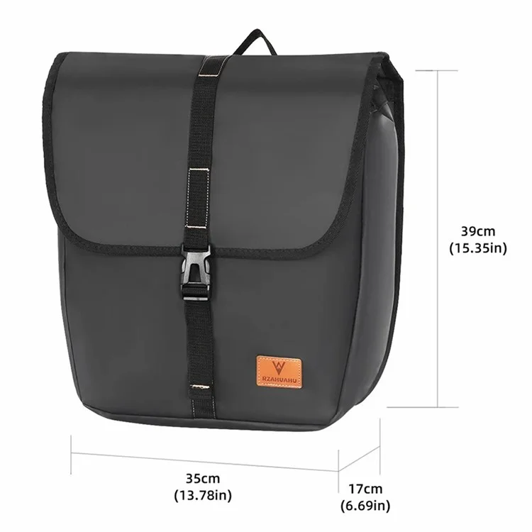 RZAHUAHU 1631 Bicycle Pannier Bag Mountain Bike Waterproof Rear Shelf Bag