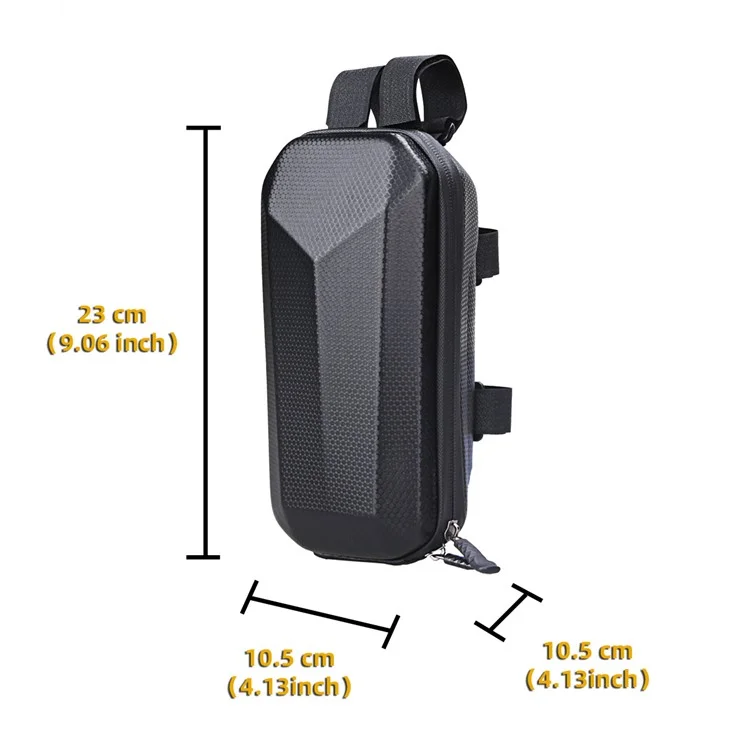 RZAHUAHU YA303X Waterproof Hard Shell EVA Handlebar Bag for Electric Scooter Bicycle