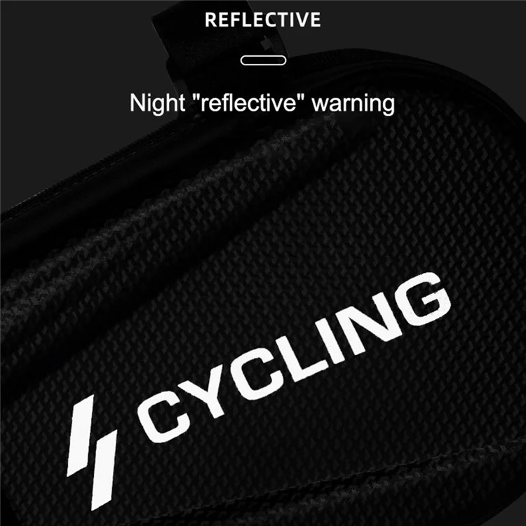 CYCLING Shock-absorbed EVA+PU Bike Tube Bag Waterproof Hardshell Bicycle Bag