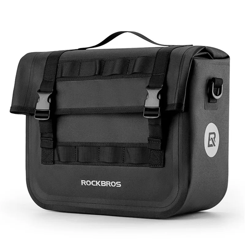 ROCKBROS AS-127 600D Polyester Bicycle Rear Rack Storage Bag MTB Road Bike Tail Pack - Black