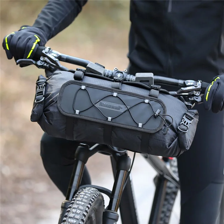 RHINOWALK RK9300 Wasserdichte Fahrrad-Lenkertasche, Umhängetasche, Fahrradtasche