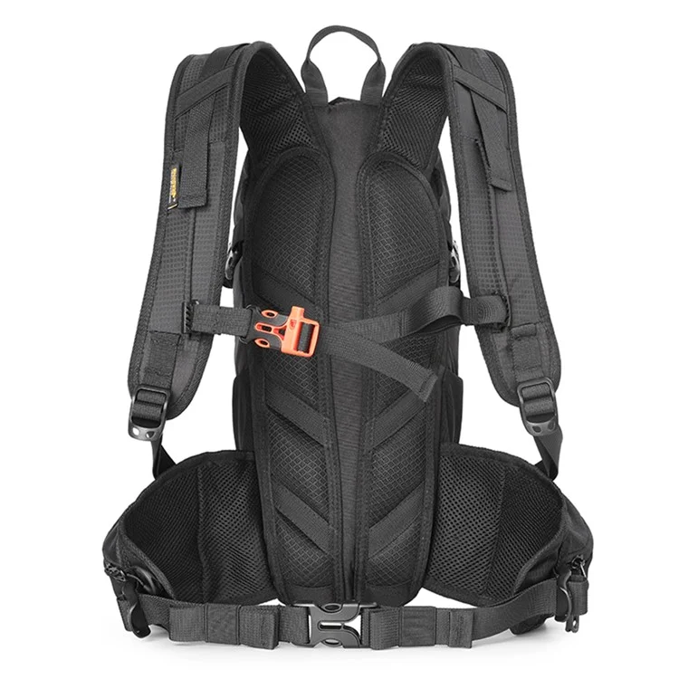 RHINOWALK RK8202 12L Hiking Backpack Breathable Travel Bag Camping Climbing Daypack - Black