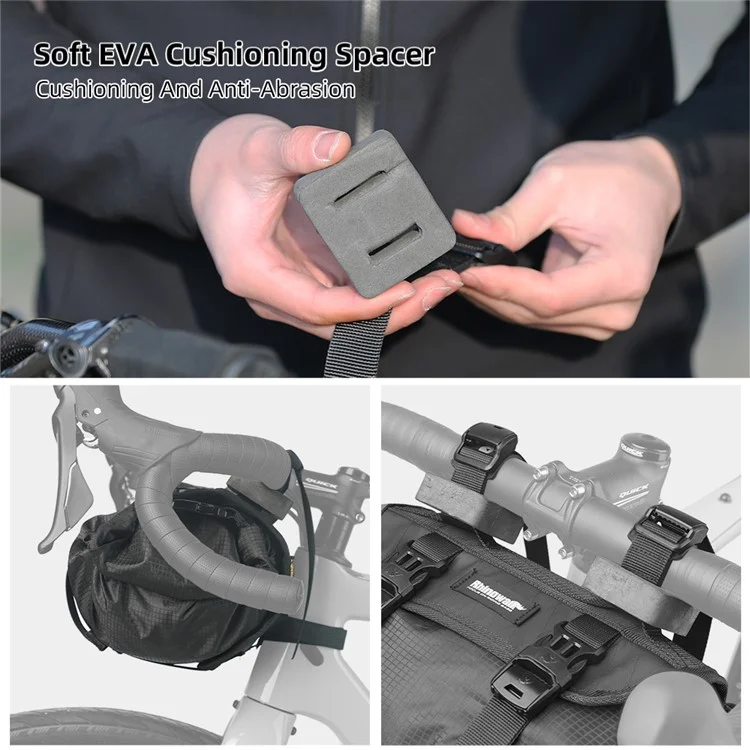 RHINOWALK RK9400 Bicycle Handlebar Roll Design Dry Bag with Waterproof Inner Bag