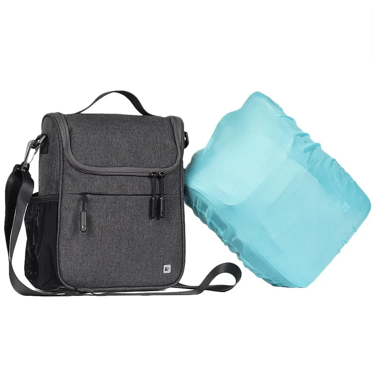 RHINOWALK RK18995 Bicycle Front Rear Rack Storage Bag Folding Bike Scooter Handlebar Hanging Bag - Grey