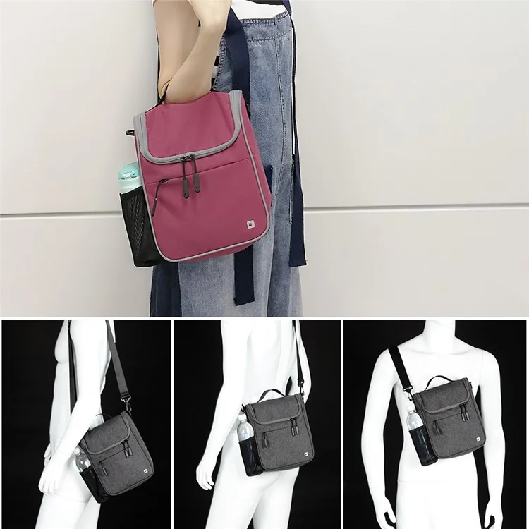 RHINOWALK RK18995 Bicycle Front Rear Rack Storage Bag Folding Bike Scooter Handlebar Hanging Bag - Grey
