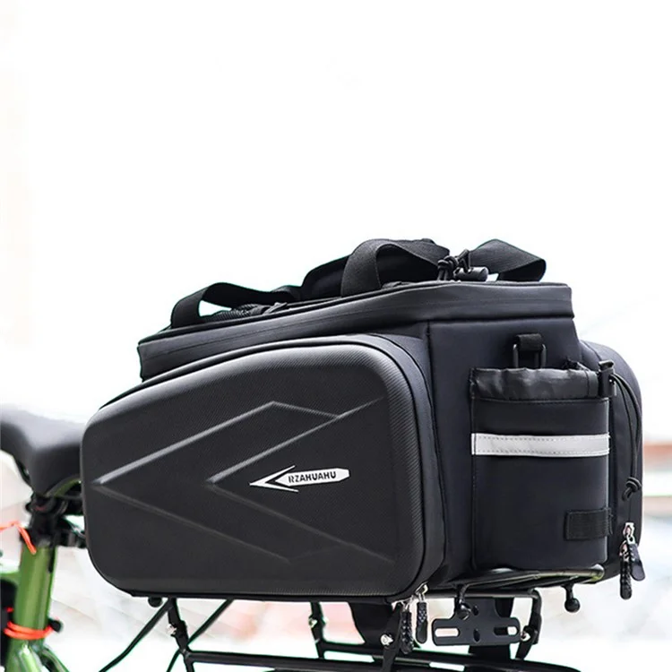 RZAHUAHU YA577 10L Waterproof Water Bottle Holder Bicycle Rear Rack Hard Shell Insulated Bag