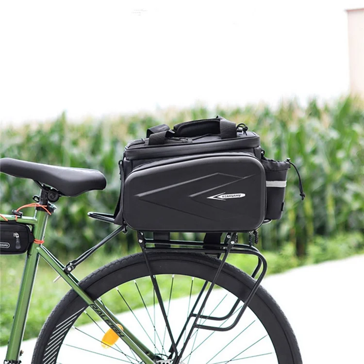 RZAHUAHU YA577 10L Waterproof Water Bottle Holder Bicycle Rear Rack Hard Shell Insulated Bag