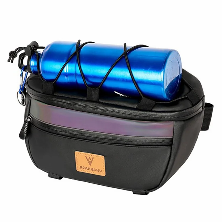 RZAHUAHU 597 3L Bicycle Handlebar Bag Waterproof Cycling Front Storage Bag