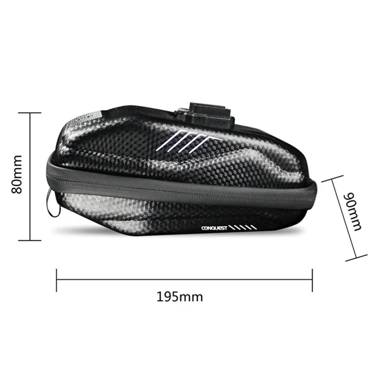 Sac de selle de vélo WILD MAN E7S Imperméable PU+EVA