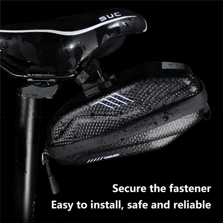 Sac de selle de vélo WILD MAN E7S Imperméable PU+EVA