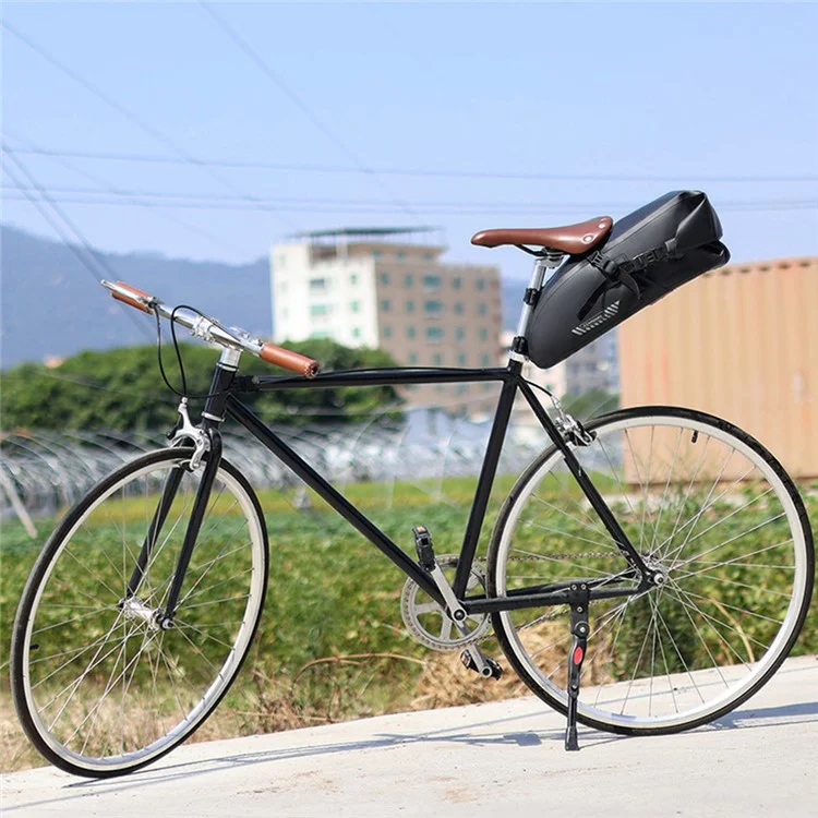 RZAHUAHU YA397-2 15L Large Capacity Bicycle Rear Bag Waterproof Cycling Storage Bag - Black