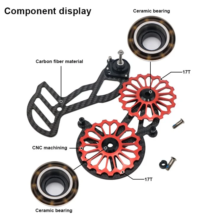 Задняя Переключатель Углеродного Волокна / 6870 / 6800 / Dura-Ace 9070 / 9000 - SD1 Черный