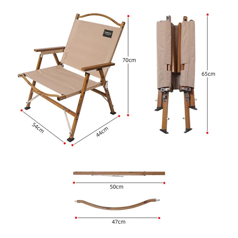 NOBANA Silla Plegable de Camping y Mochilero Portátil - Caqui
