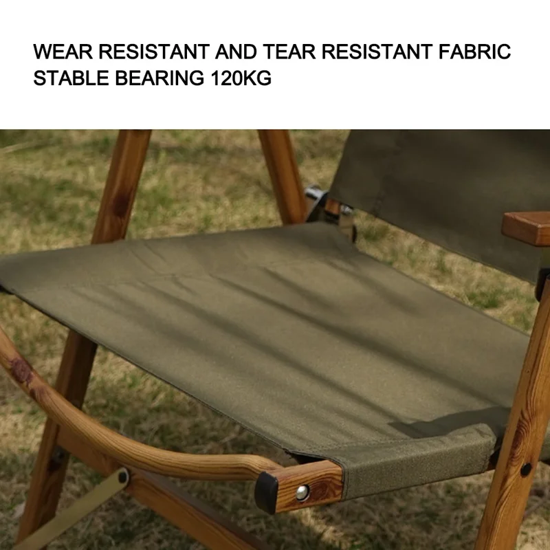 NOBANA Silla Plegable de Camping y Mochilero Portátil - Caqui