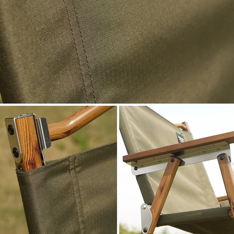 NOBANA Silla Plegable de Camping y Mochilero Portátil - Caqui