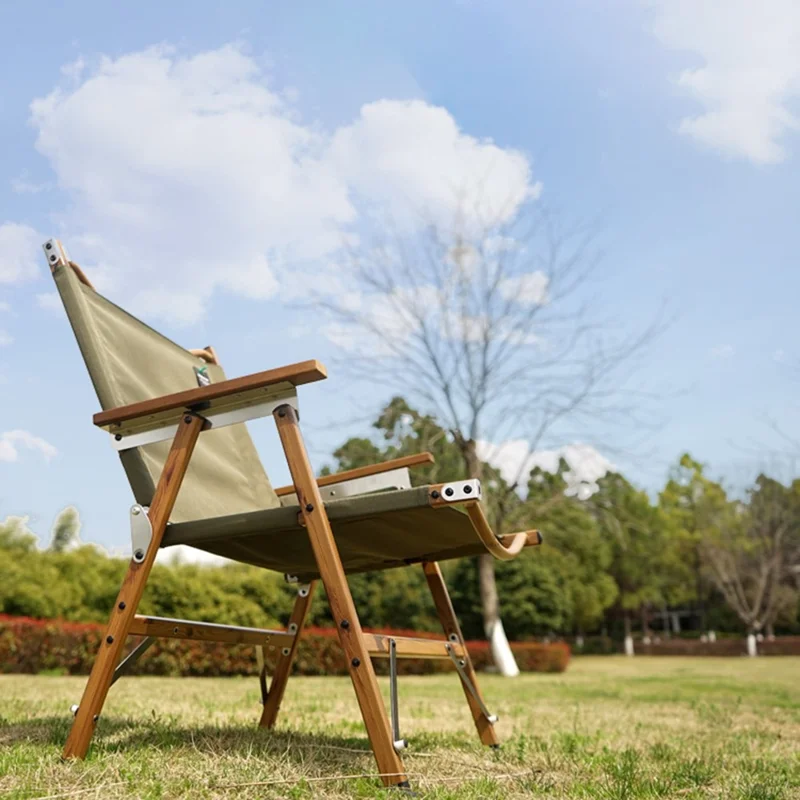 NOBANA Silla Plegable de Camping y Mochilero Portátil - Caqui