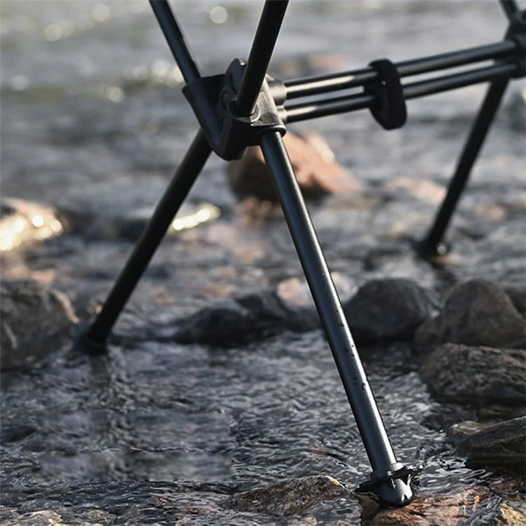 SHINETRIP A429 Camping Fishing Folding Chair High Back Portable Moon Chair Beach Hiking Picnic Seat - Sandy