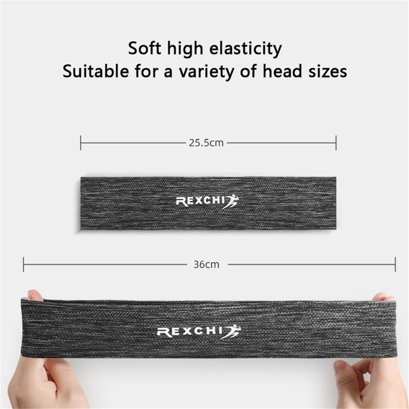 REXCHI XTJ68 Fascia per uomo Sweatband Workout Fascia per capelli - Stile B