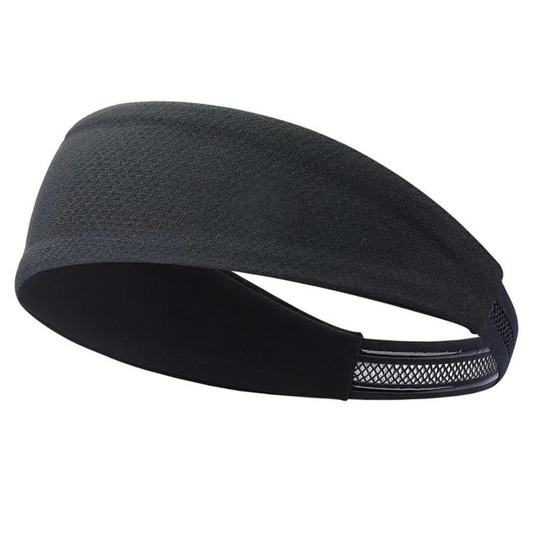 Bandeau de sport respirant, élastique, pour l'entraînement et le yoga, Taille : 6x48cm - Noir