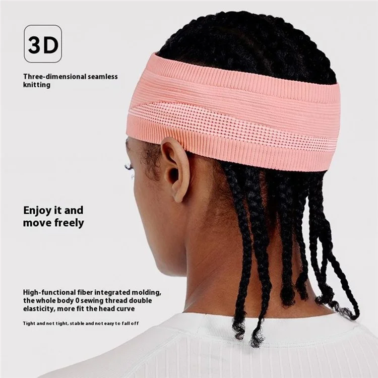 Golovejoy XTJ137 Spa Facial Lavable Band Lavable Stretch Sports Hairband Pour Les Femmes - Rose