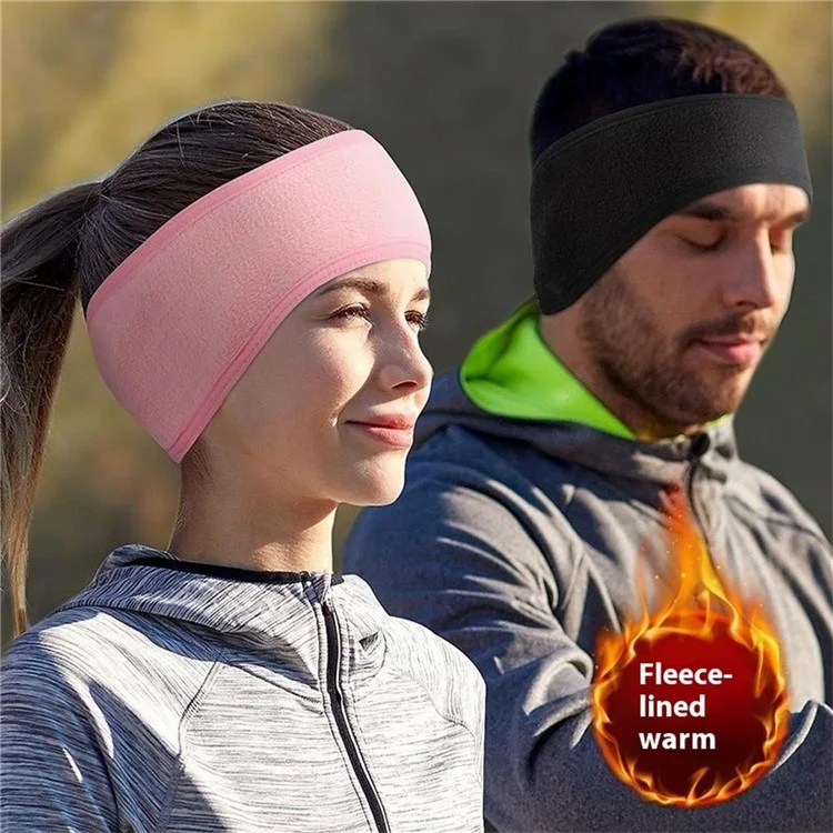 BN008 Faixa de Aquecimento de Ouvido de Inverno Polar Fleece Outdoor Sports Ciclismo Corrida Banda à Prova de Vento - Azul Céu