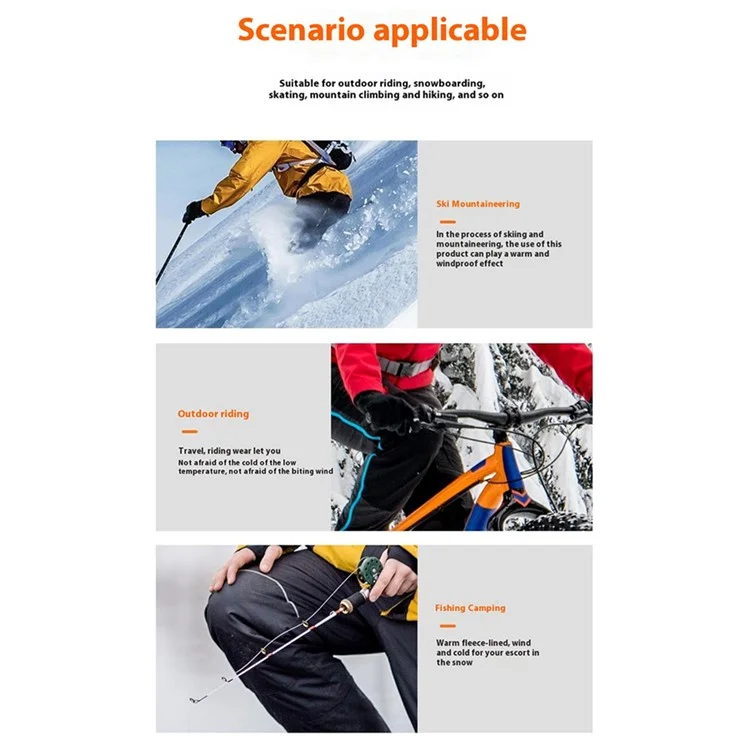 Outdoor-Winter-Ohrenwärmer-Stirnband aus Kunstkaschmir, Stirnschutz zum Radfahren, Laufen, Warm halten - Rot