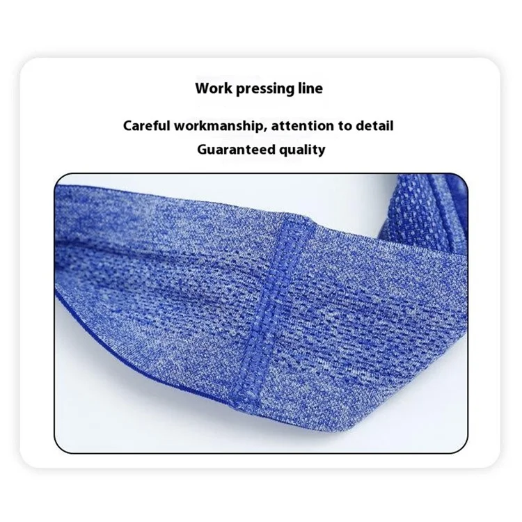 Moisture Wicking Headband for Running  /  Yoga  /  Fitness Non Slip Quick Dry Sports Sweatband - Black