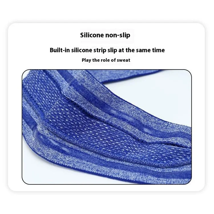 Moisture Wicking Headband for Running  /  Yoga  /  Fitness Non Slip Quick Dry Sports Sweatband - Black