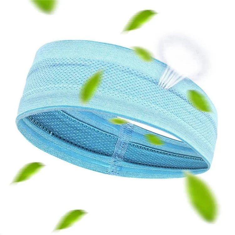 Moisture Wicking Headband for Running  /  Yoga  /  Fitness Non Slip Quick Dry Sports Sweatband - Black