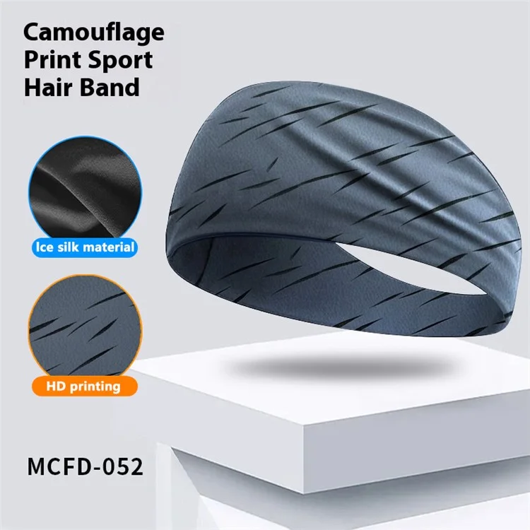 Sweat Wicking Outdoor Sports Wide Headband for Yoga / Cycling / Running Breathable Sweatband - MCFD-052