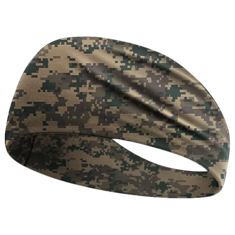Bandeau de sport à imprimé camouflage pour enfants, respirant, pour basket et course, serre-tête - MCETFD-018