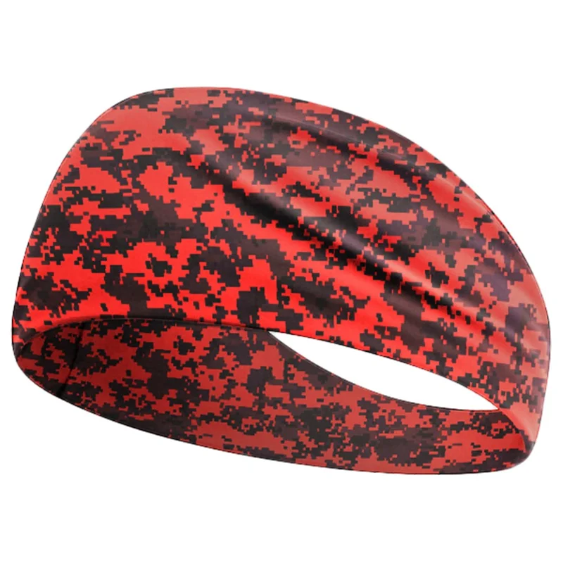 Camouflage Print Headband for Kids Breathable Sports Sweatband Children Basketball Running Hair Band - MCETFD-025